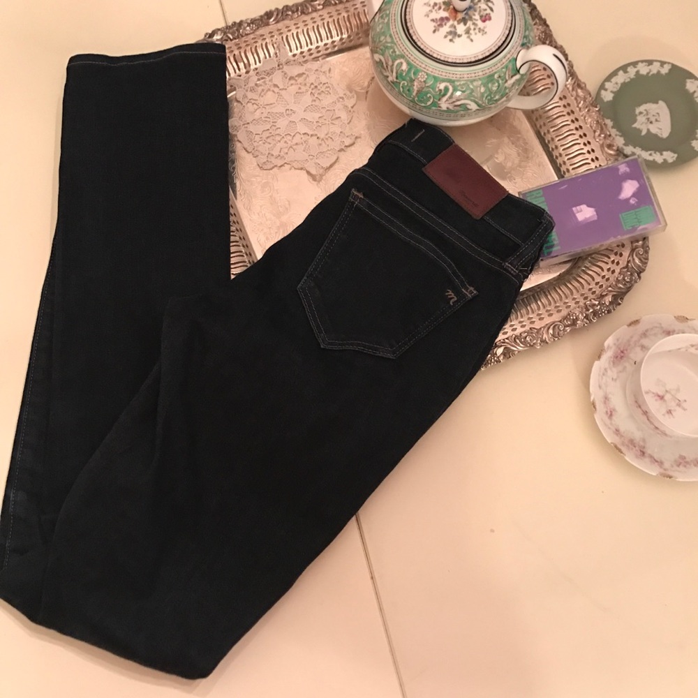 Madewell Alley Straight Jeans 25 Dark Wash Denim Pant Vintage Premium 2 0 Cute